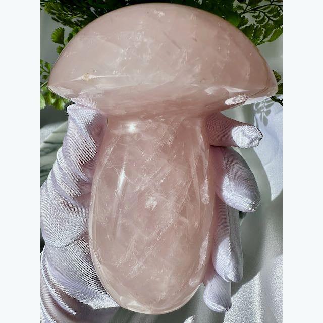 XL Rose Quartz Mushroom