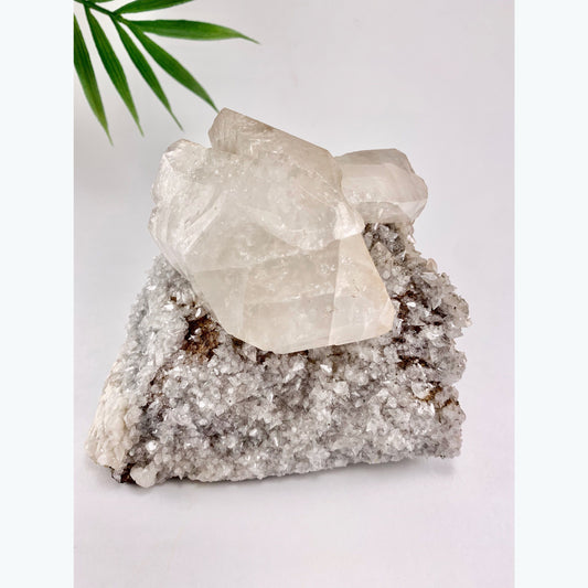 XL Calcite Crystals on Matrix