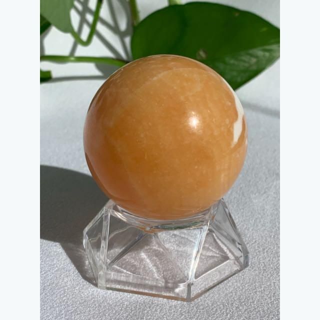 Orange Calcite Sphere