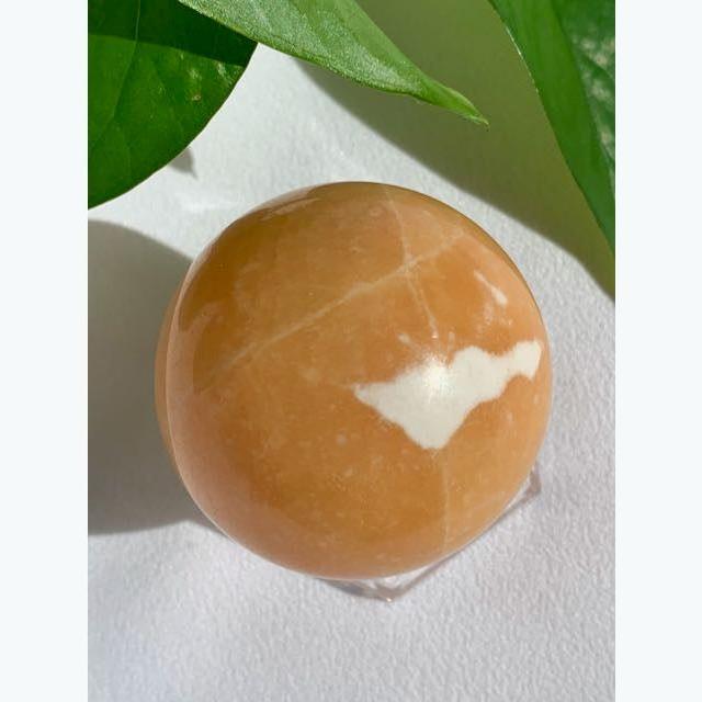 Orange Calcite Sphere