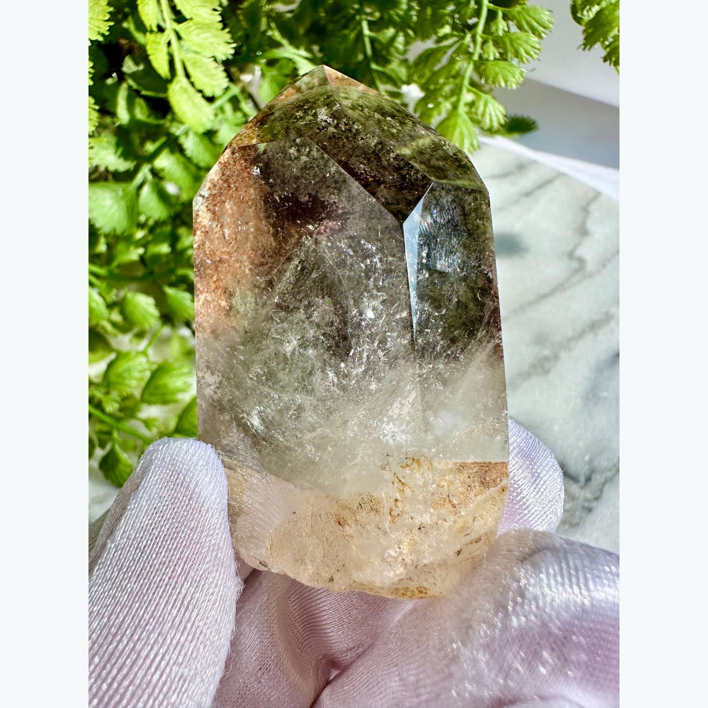 Lodolite Garden Quartz Crystal