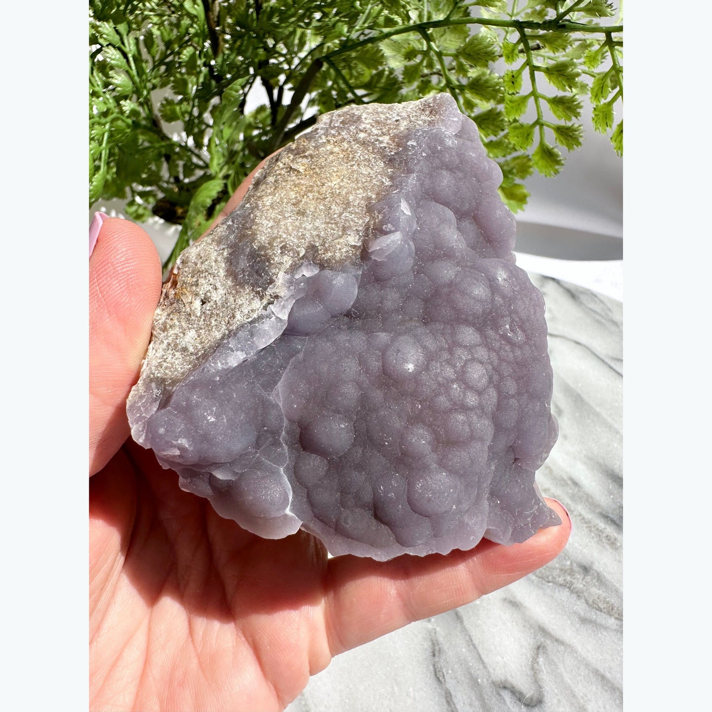 Botryoidal Purple Fluorite Specimen