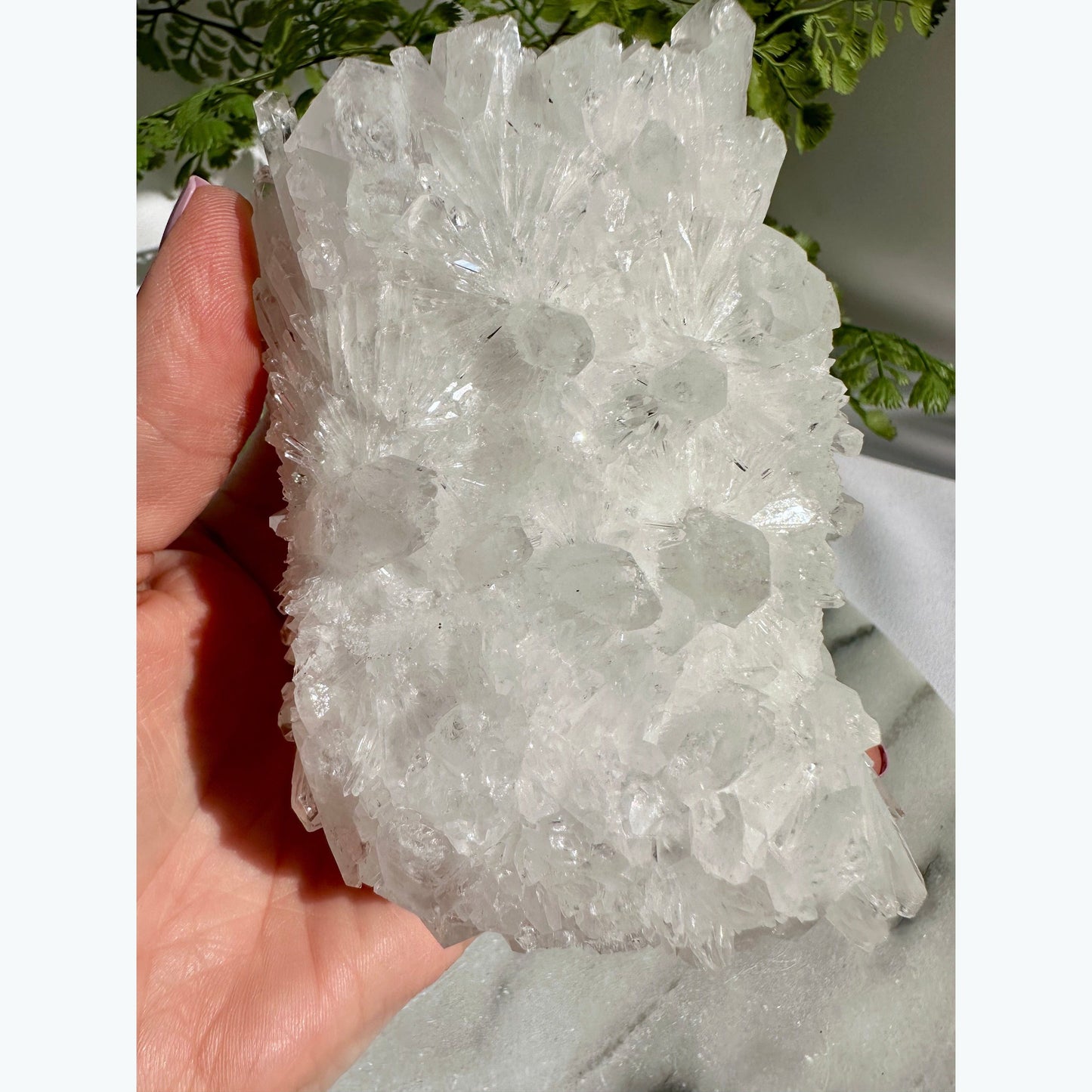 Chrysanthemum Quartz Cluster