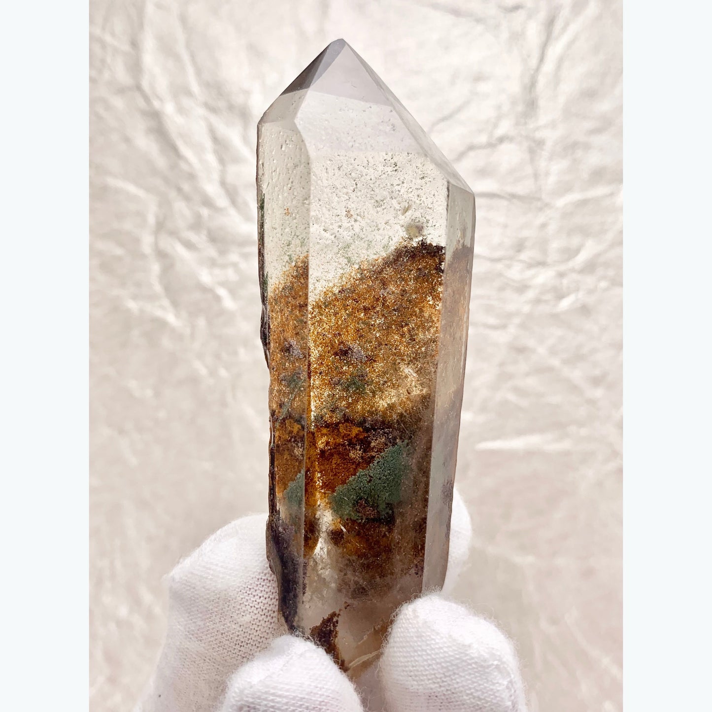 Garden Quartz Crystal (Lodolite)