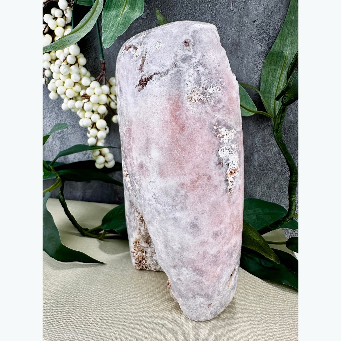 Large Pink Amethyst Statement Crystal