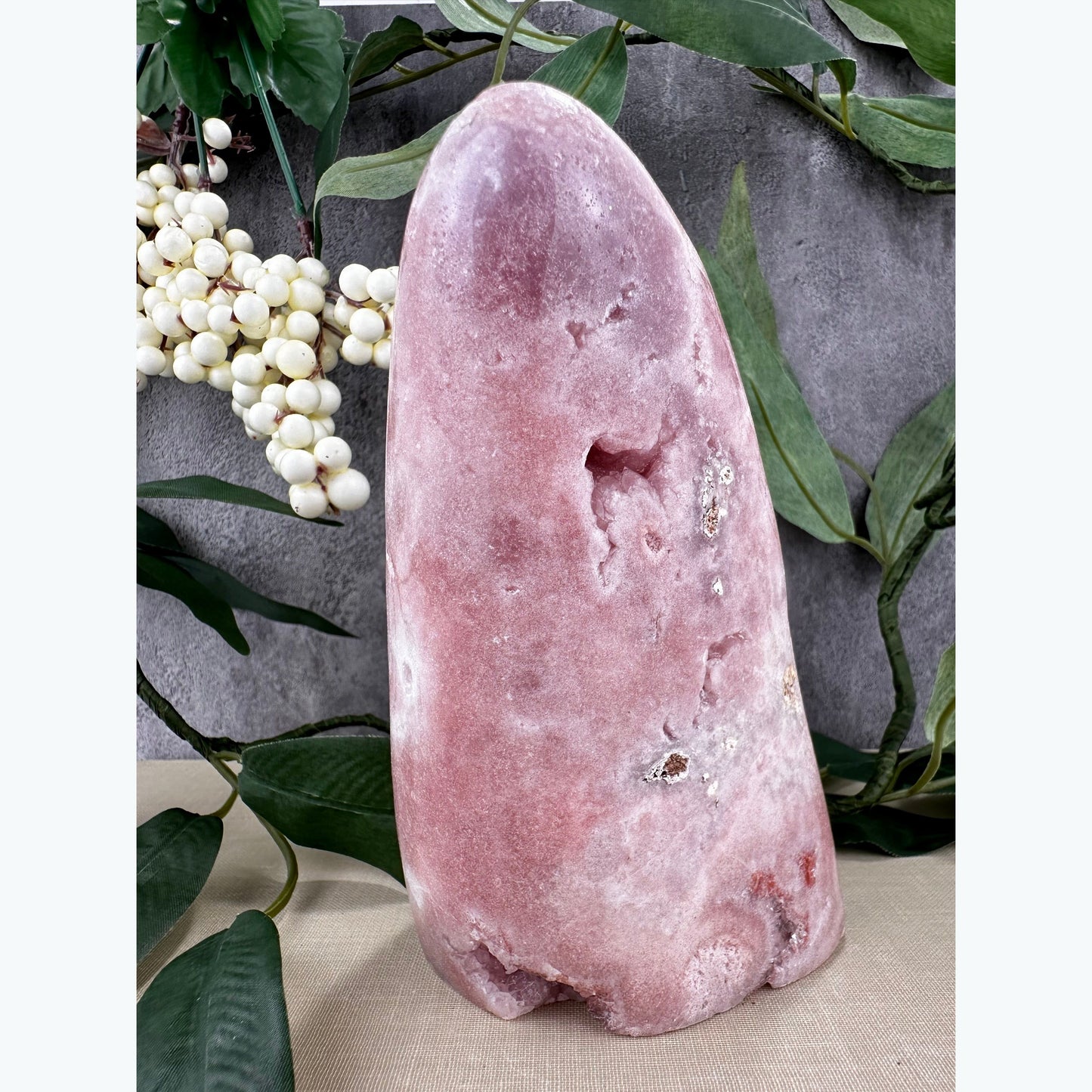 Large Statement Pink Amethyst Crystal