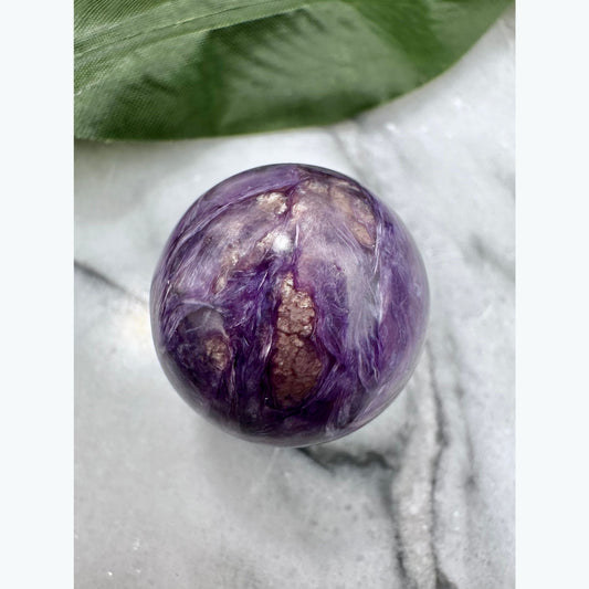 Mini Charoite Sphere