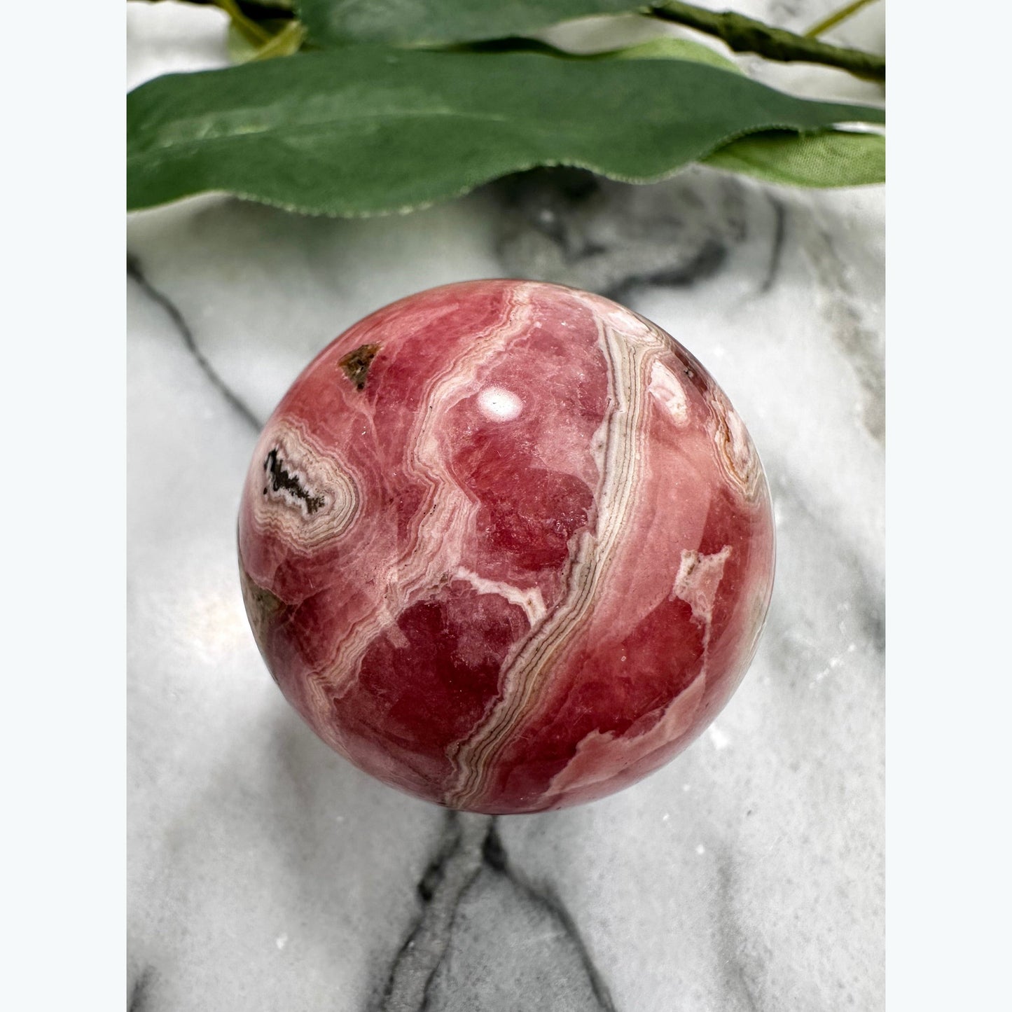 Rhodochrosite Crystal Sphere