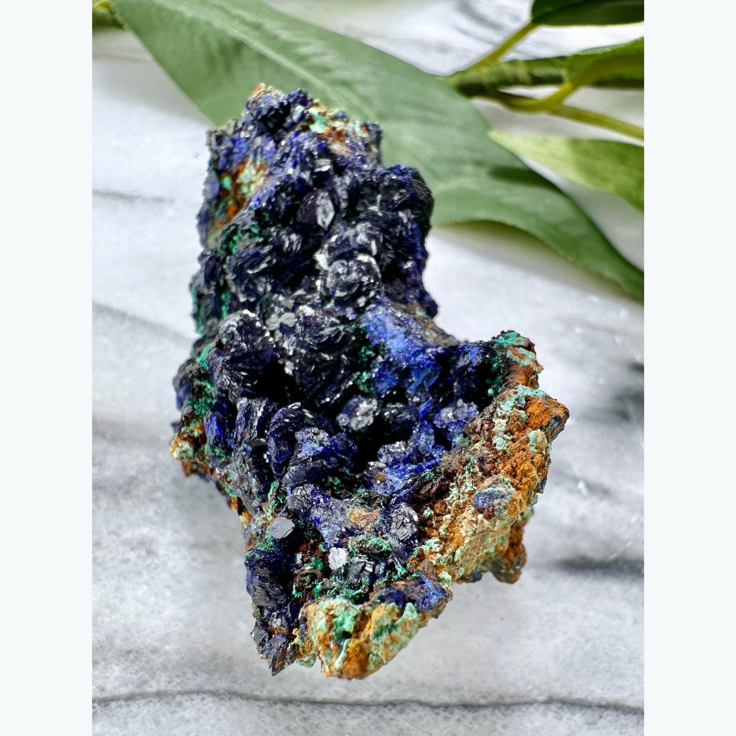 Azurite and Malachite Specimen