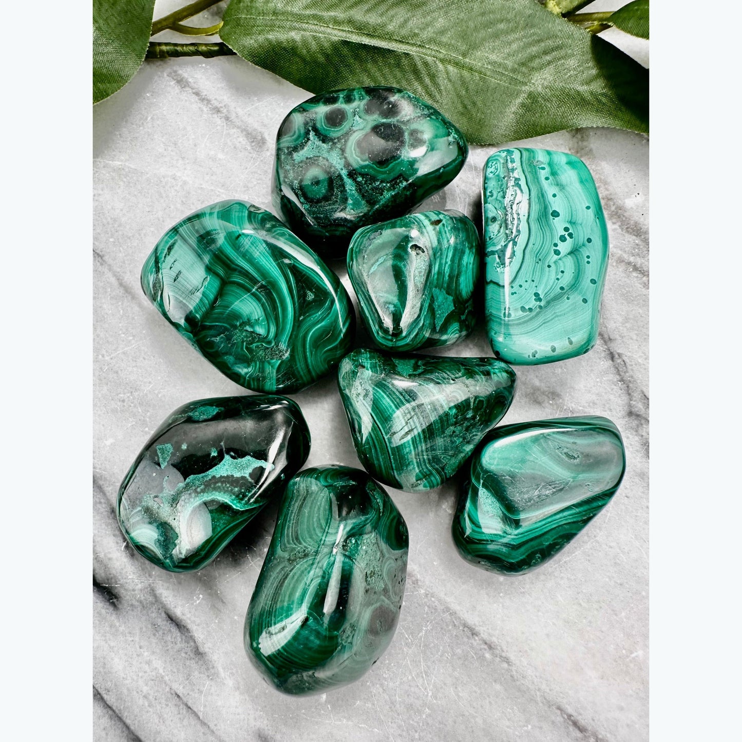 Polished Malachite Tumble