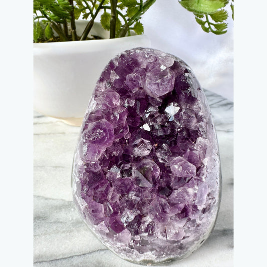 Amethyst Crystal Cluster Geode