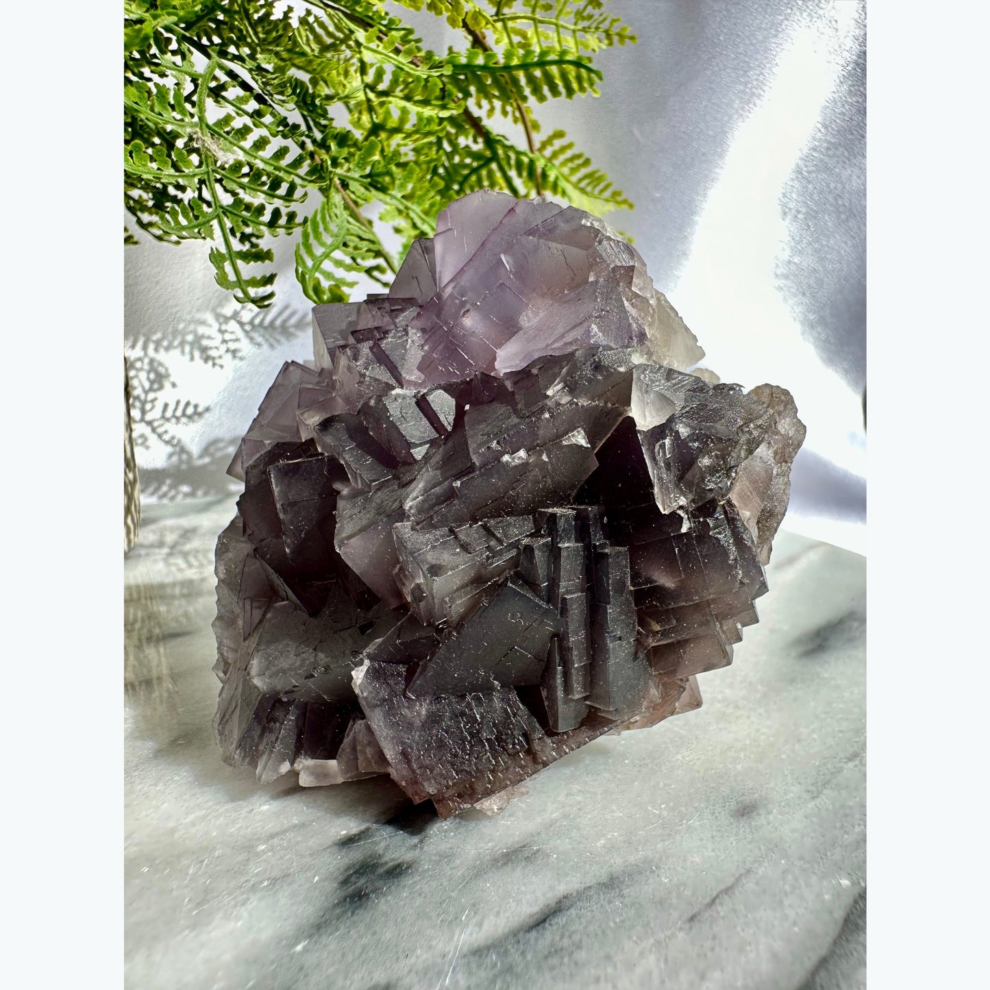 Cubic Fluorite Mineral Specimen