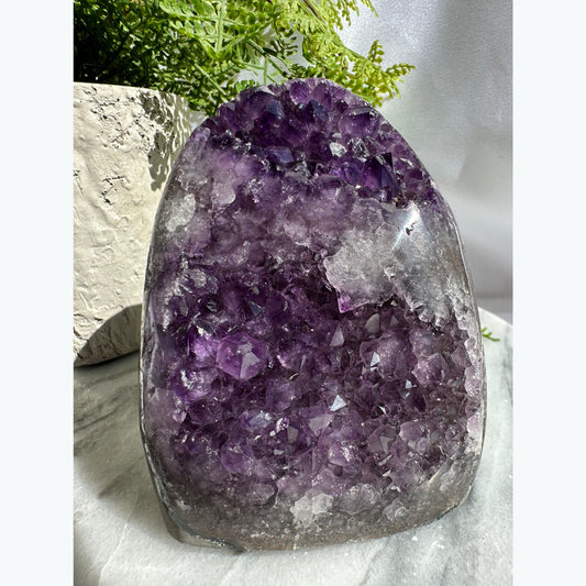 Amethyst Crystal Cluster Geode