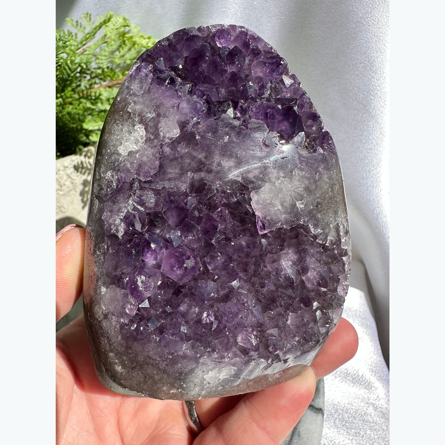 Amethyst Crystal Cluster Geode